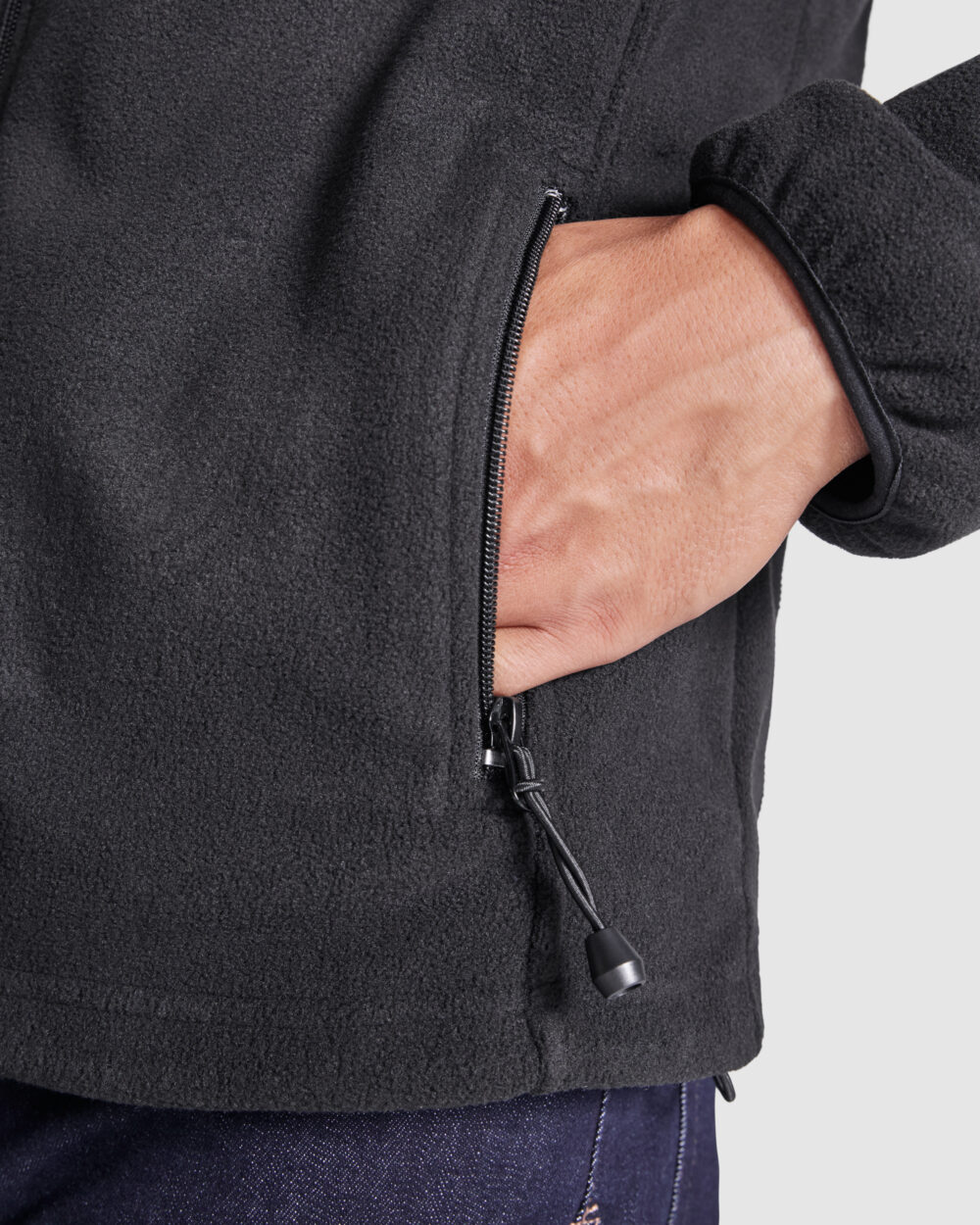 Sudadera polar con cuello alto y manga larga 300g - 1195_02_3_1