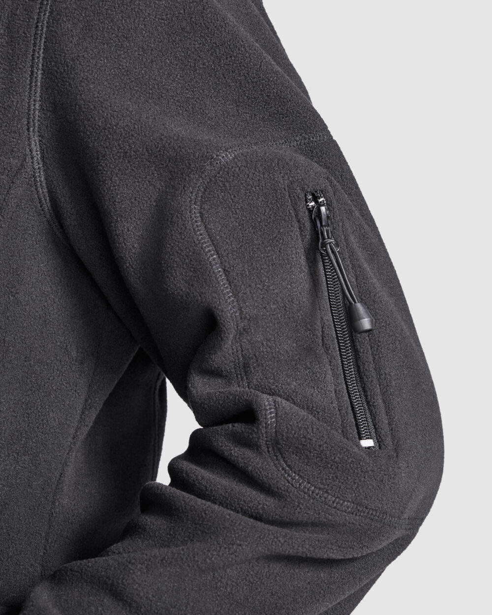 Sudadera polar con cuello alto y manga larga 300g - 1195_02_3_2