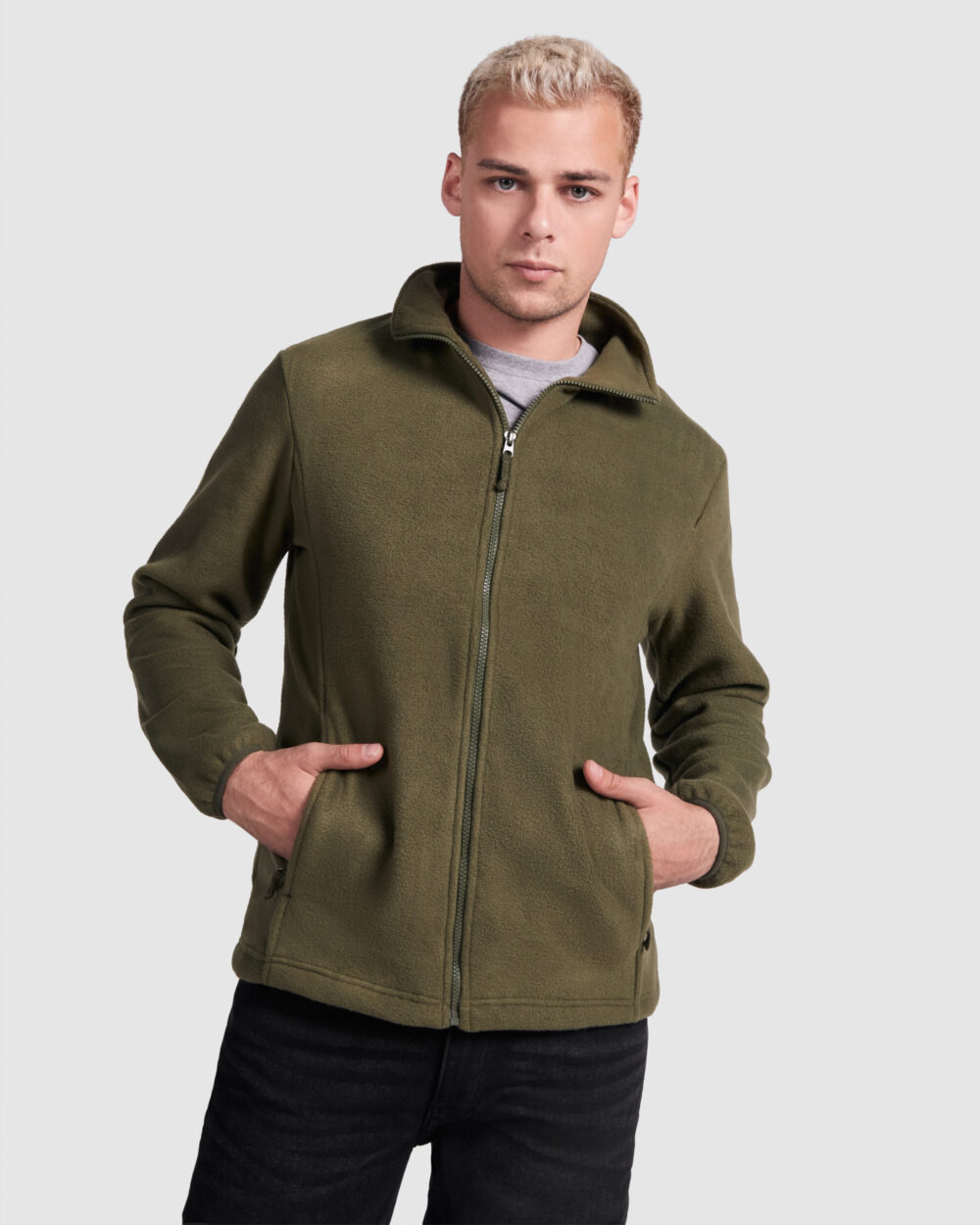 Chaqueta polar de cuello alto 300G. - 6412_159_1_1