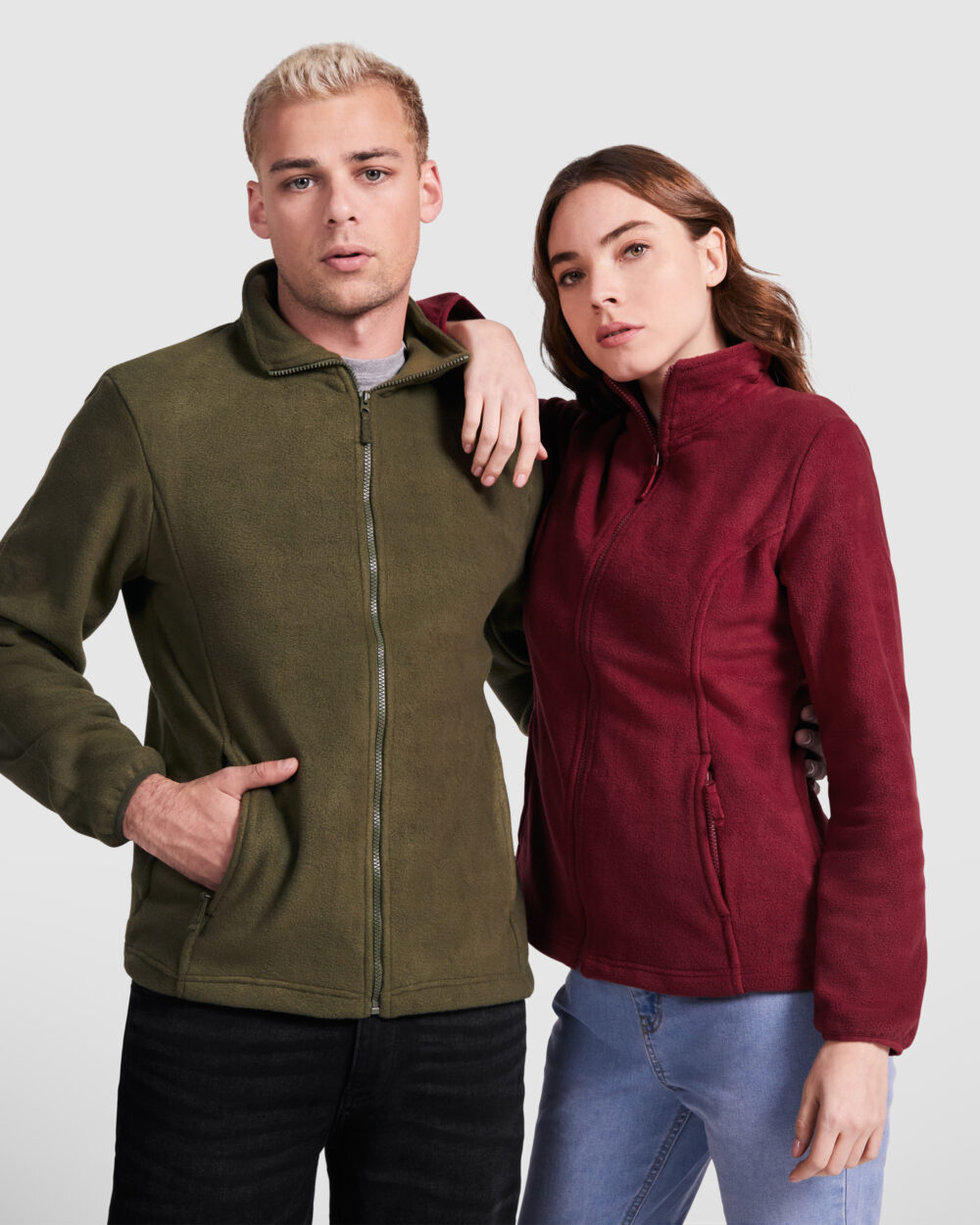 Chaqueta polar de cuello alto 300G. - 6412_159_1_3