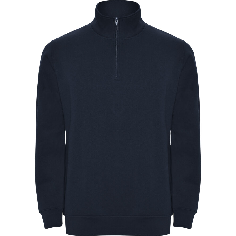 Sudadera con media cremallera a tono y cuello alto 280G. - p_1109_55_1_1