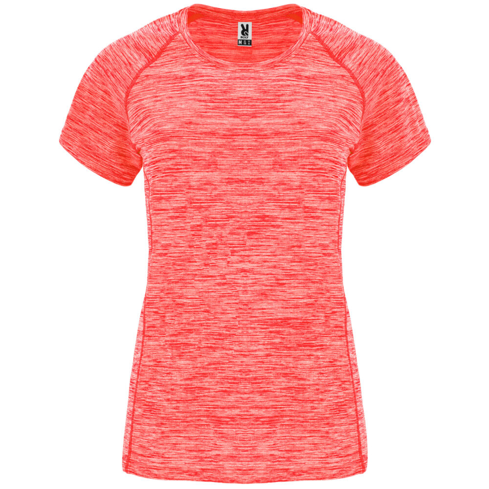 Camiseta técnica entallada de mujer / poliéster / manga corta ranglán. - p_6649_244_1_1