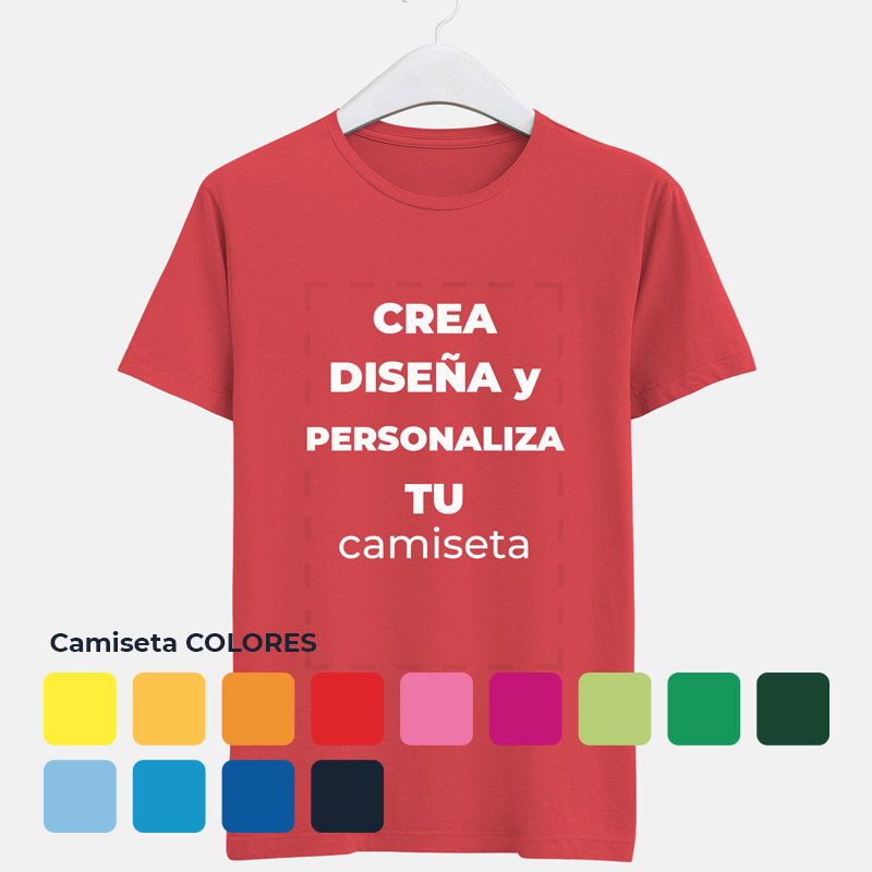 Camiseta color para personalizar