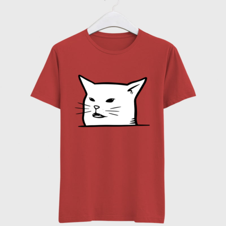 Camiseta Algodón Orgánico gato meme