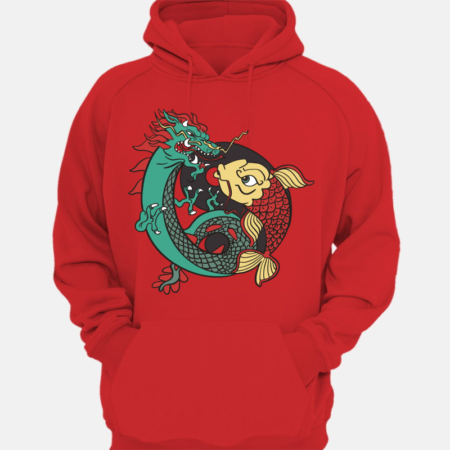 Dragon and fish