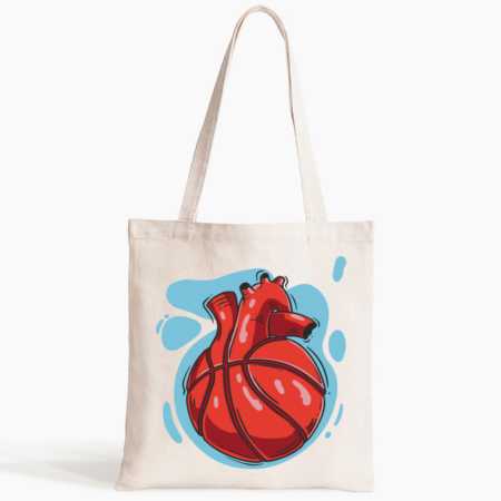 bag basketball heart