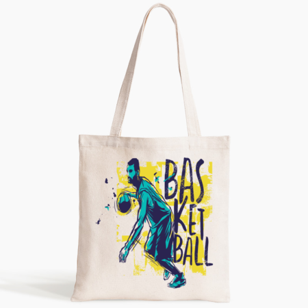 Bag playing basketball