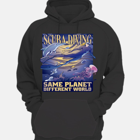 Scuba diving same planet different world