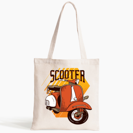 Bag red scooter
