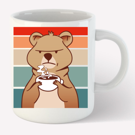 Taza bear with tea