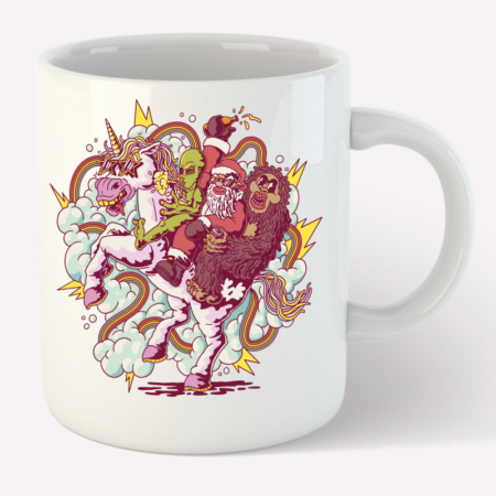 Taza unicorn with other monsters