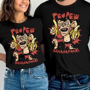 Camiseta Pew Pew BANANA FAKAS - 16468-BananafakasTshirt-PR_t-shirt-Default-camisetas-pareja3577395