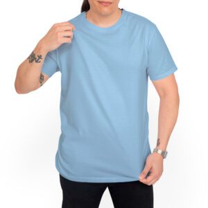 Camiseta Bicicleta Genial - Camiseta celeste con logo