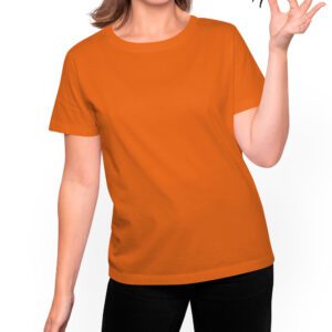 Camiseta la belleza no es una talla - Camiseta naranja con logo