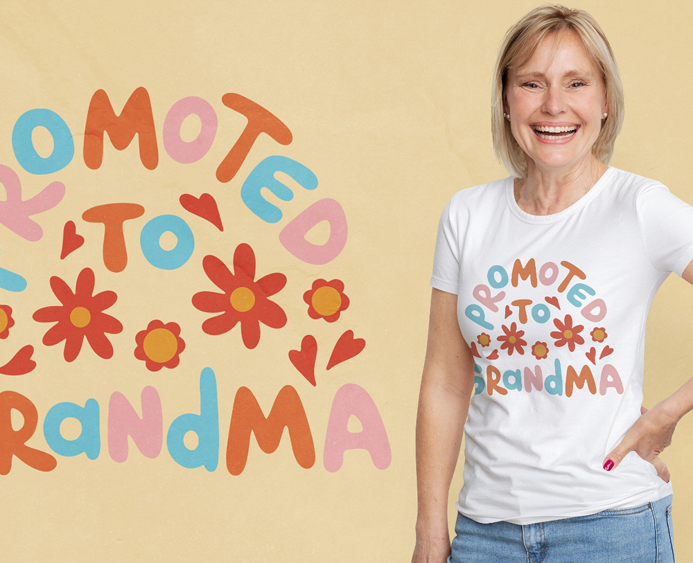 Camisetas personalizadas para Abuelas y Abuelos - Camiseta personalizada con logo