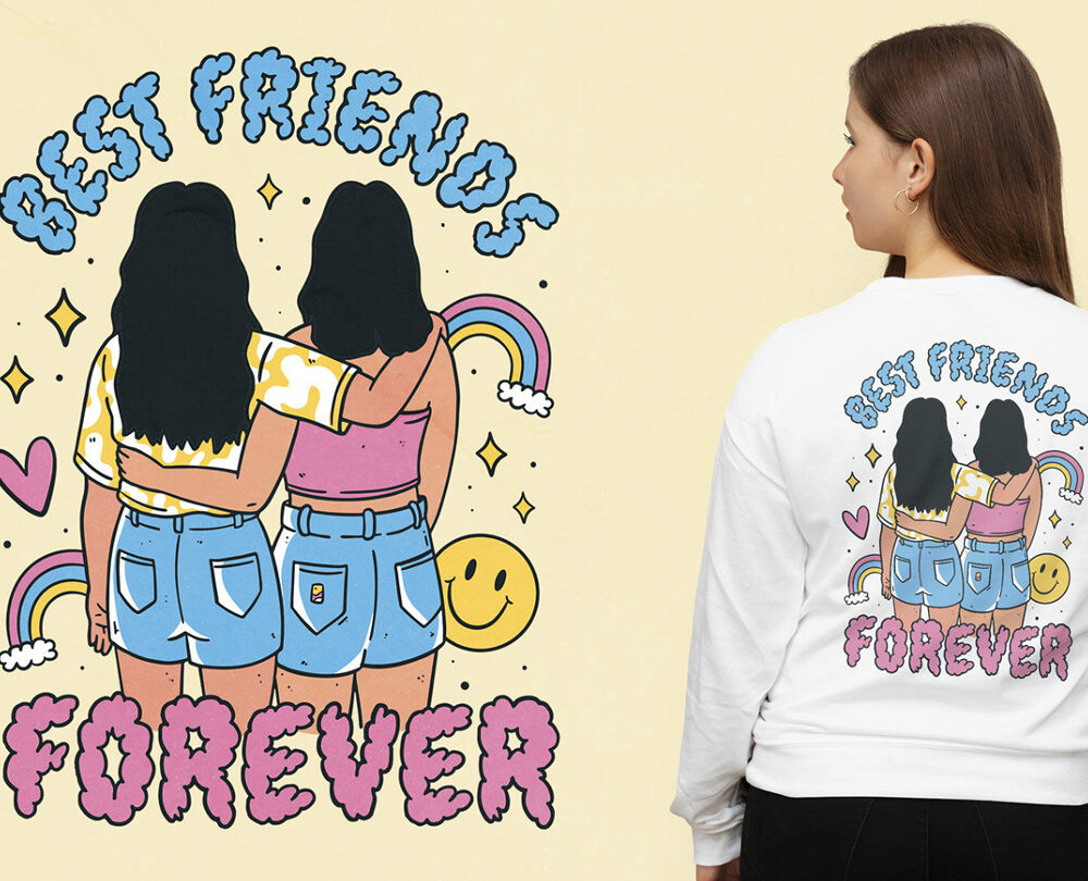 Camisetas personalizadas para Amigas y Amigos - camisetas-para-amigas-e1718309363367