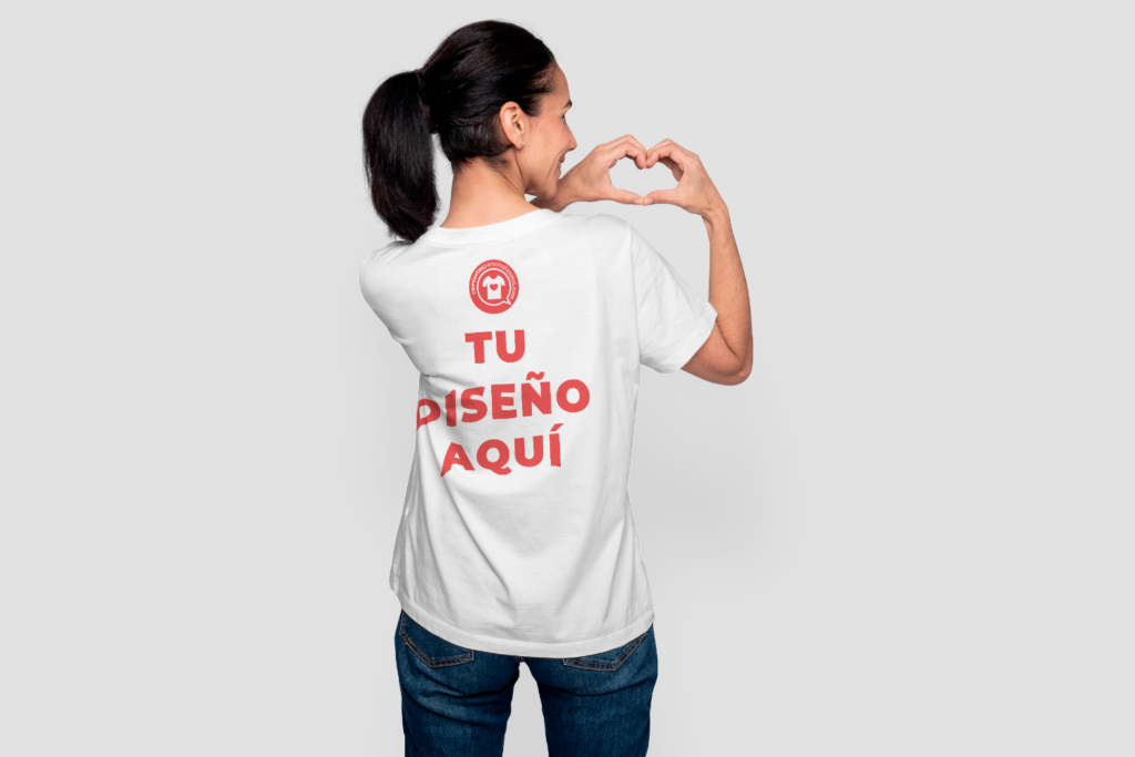 Camisetas personalizadas en Girona - woman-custom-tshirt-design-promo