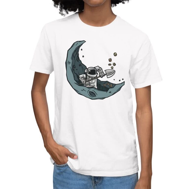 Moda Cósmica: Camisetas de OVNIs, Astronautas y Extraterrestres - Camiseta astronauta con logo