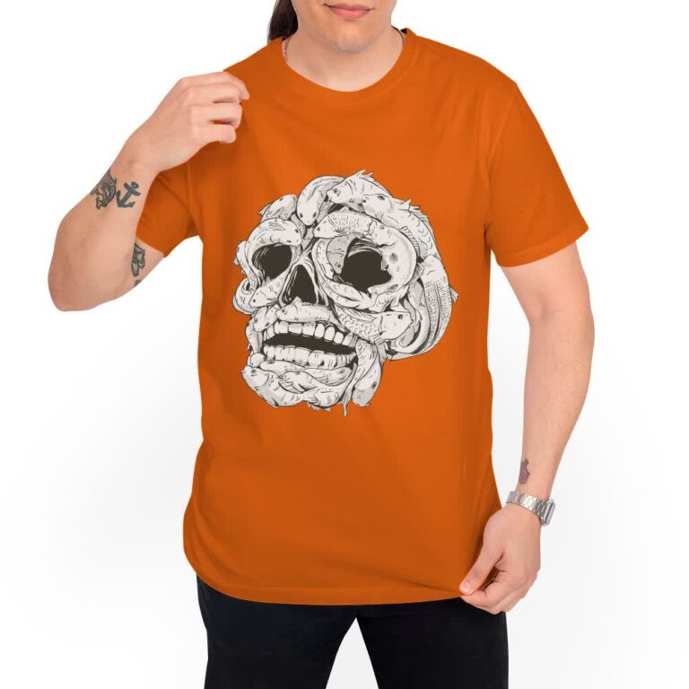 6 camisetas de calaveras que te harán sentir el más Cool - Camiseta calavera con logo