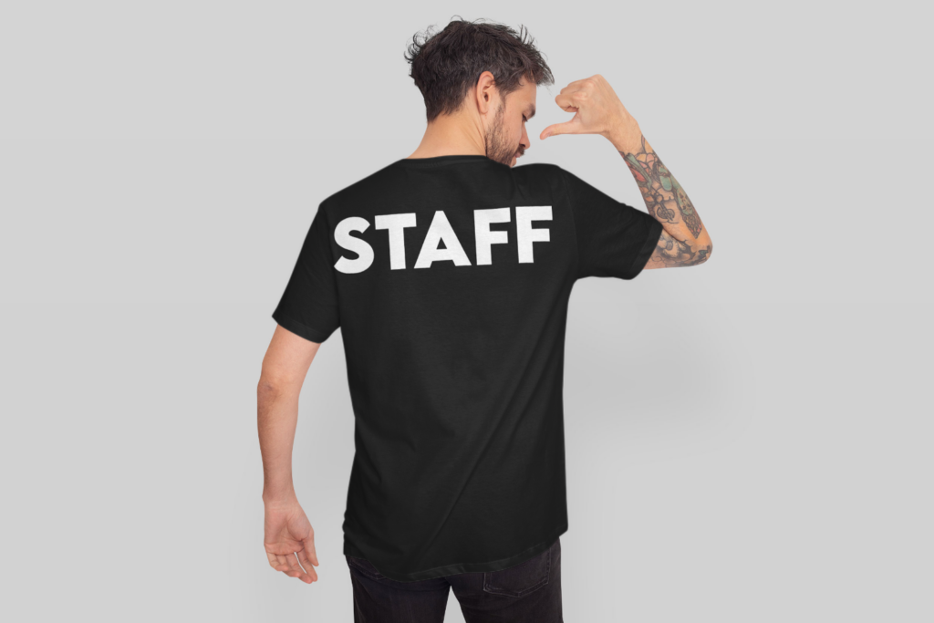Camisetas Corporativas para Staff y Voluntarios - camisetas-staff-evento
