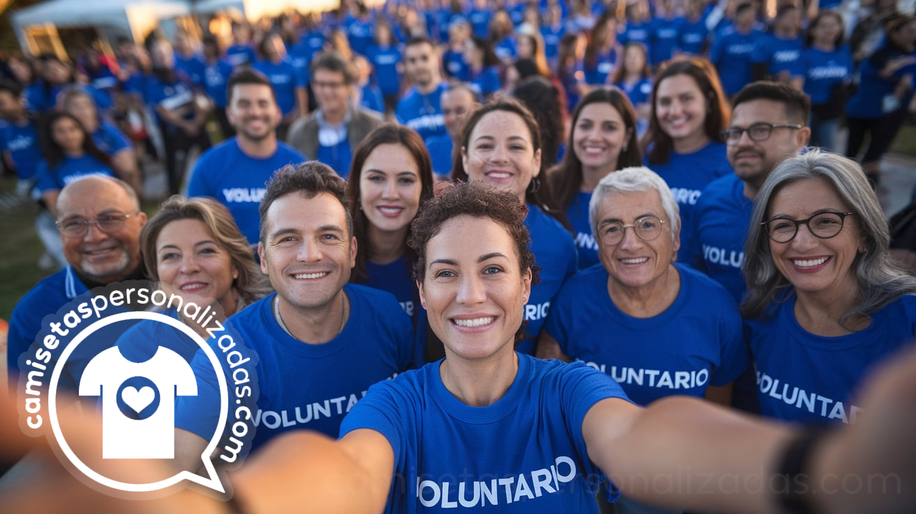 Camisetas de Poliéster Personalizadas - camisetas-con-logo-voluntario