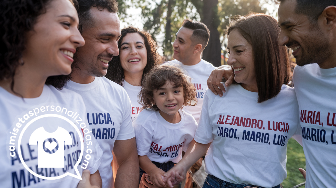 Camisetas para Niños Personalizadas – Comodidad y Diversión - camisetas-con-nombres-familia