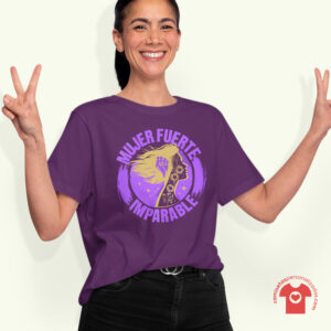 Camiseta Mujer fuerte Imparable - Camiseta mujer con logo