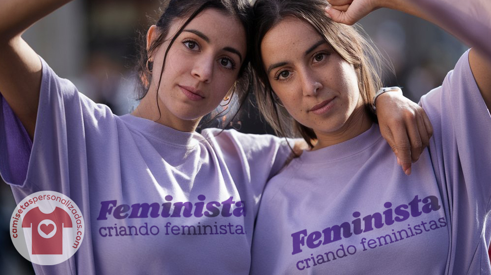 camisetas logo feminista criando feministas