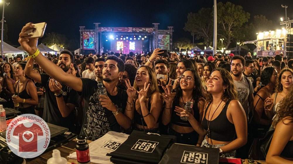 Camisetas de Manga Larga Personalizadas – Abrigo y Estilo - festival-personalizacion-en-vivo