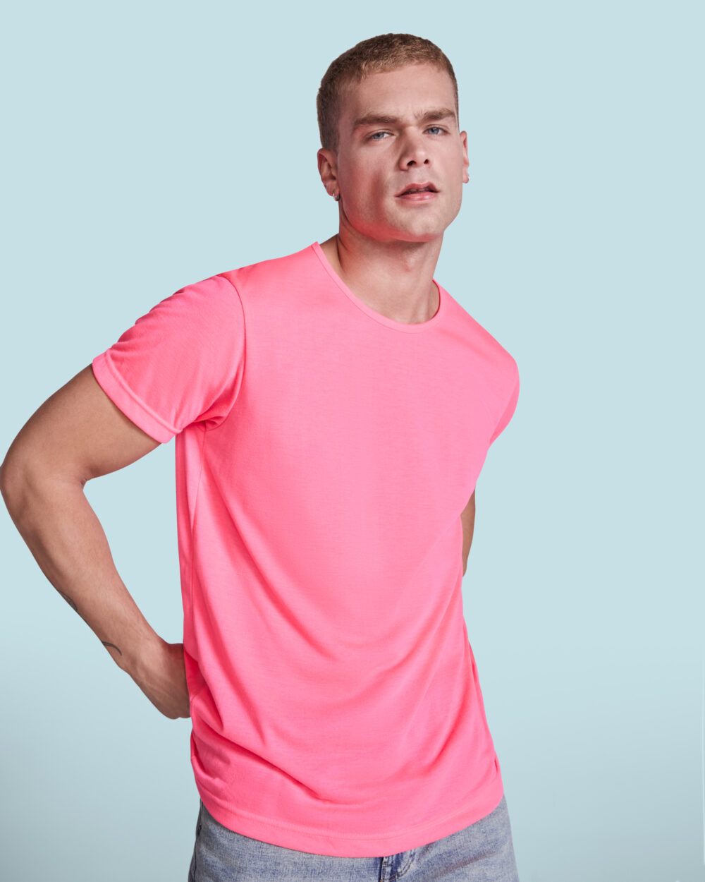 Camiseta de manga corta en colores flúor - 6534_228_1_4