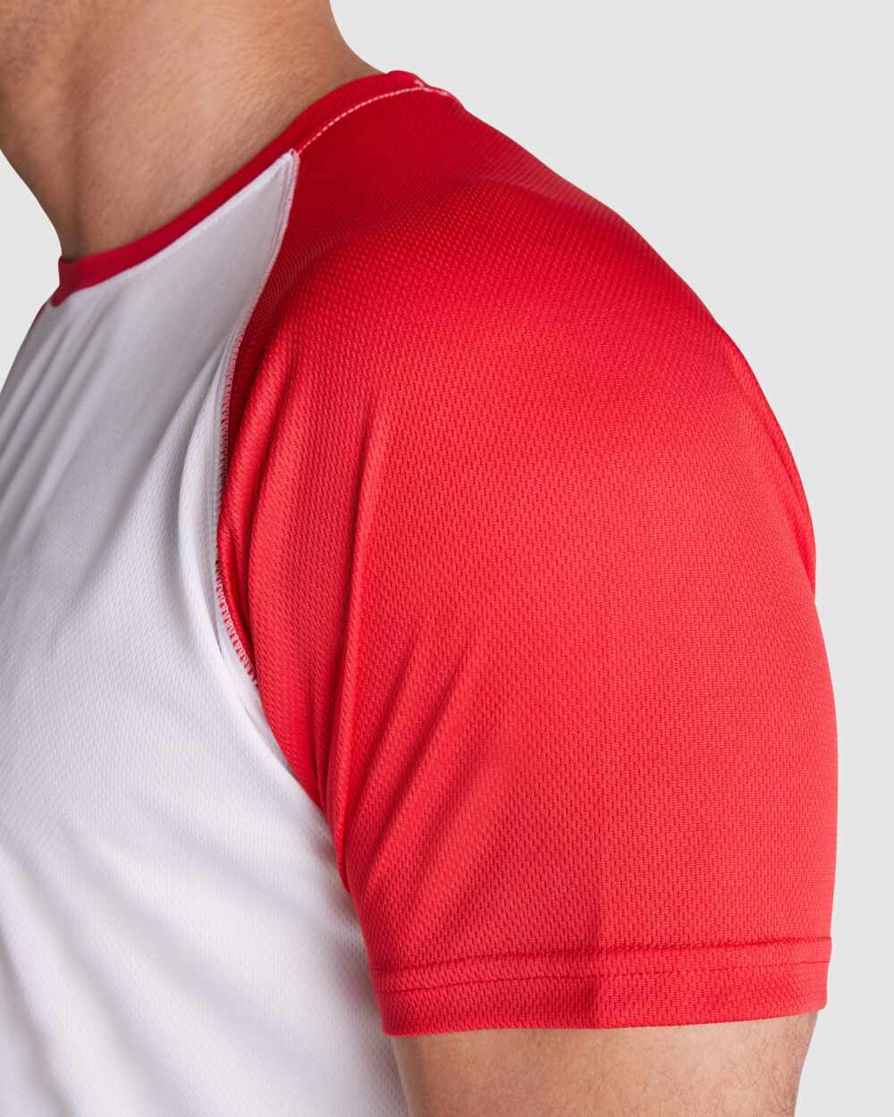 Camiseta deportiva de manga corta ranglan Bicolor - 6650_0160_3_1