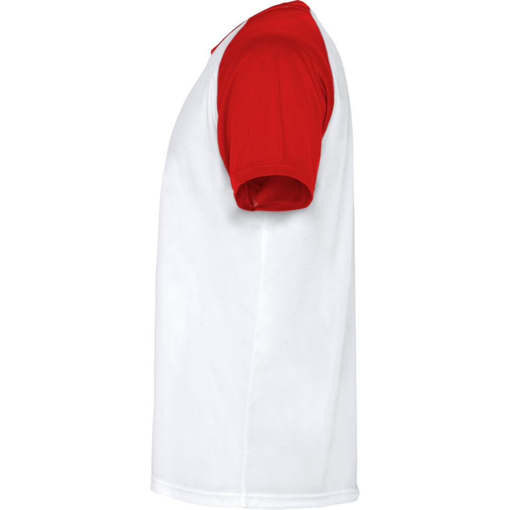 Camiseta deportiva de manga corta ranglan Bicolor - p_6650_0160_7_1