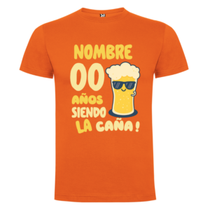 Camiseta personalizada cumpleaños | Regalo divertido cerveza - Camiseta anos con logo