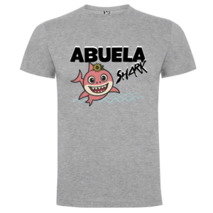 Camiseta Abuela Shark Personalizada | Regalo Divertido y Tierno - Camiseta abuela con logo