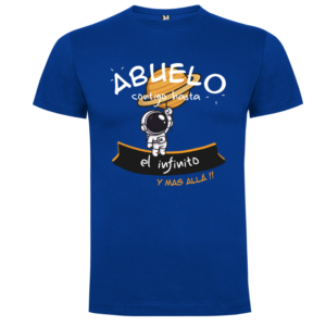 Camiseta personalizada abuelo astronauta | Regalo emocional - Camiseta abuelo con logo