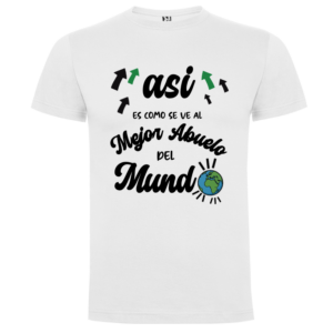 Camiseta personalizada – Mejor Abuelo del Mundo | Regalo especial - Camiseta asi con logo