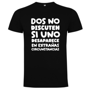 Camiseta Personalizada Humor Negro | Regalo Irónico Divertido - Camiseta dos con logo