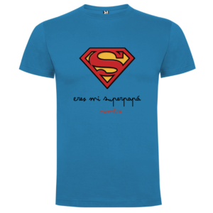 Camiseta personalizada superhéroe «Eres mi superpapá» – Regalo - Camiseta eres con logo