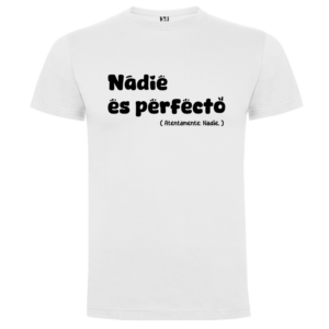 Camiseta Nadie es Perfecto | Personalizada y Divertida - Camiseta nadie con logo
