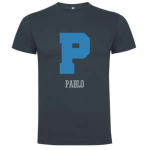 Camiseta Personalizada Estilo Universitario | Regalo Único - Camiseta nombre con logo