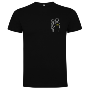 Camiseta personalizada minimalista «PAPA» – Regalo emotivo para papá - Camiseta papa con logo