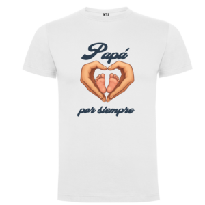 Camiseta personalizada Papá por siempre | Regalo emotivo - Camiseta papa con logo