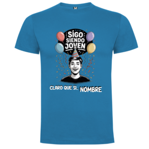 Camiseta personalizada cumpleaños «Sigo siendo joven» – Regalo divertido - Camiseta sigo con logo