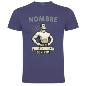 Camiseta personalizada | Soy el protagonista de mi vida – Regalo motivador - Camiseta soy con logo