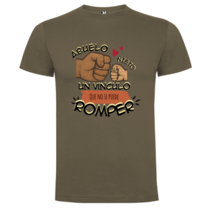 Camiseta personalizada abuelo y nieto | Regalo emotivo - Camiseta vinculo con logo