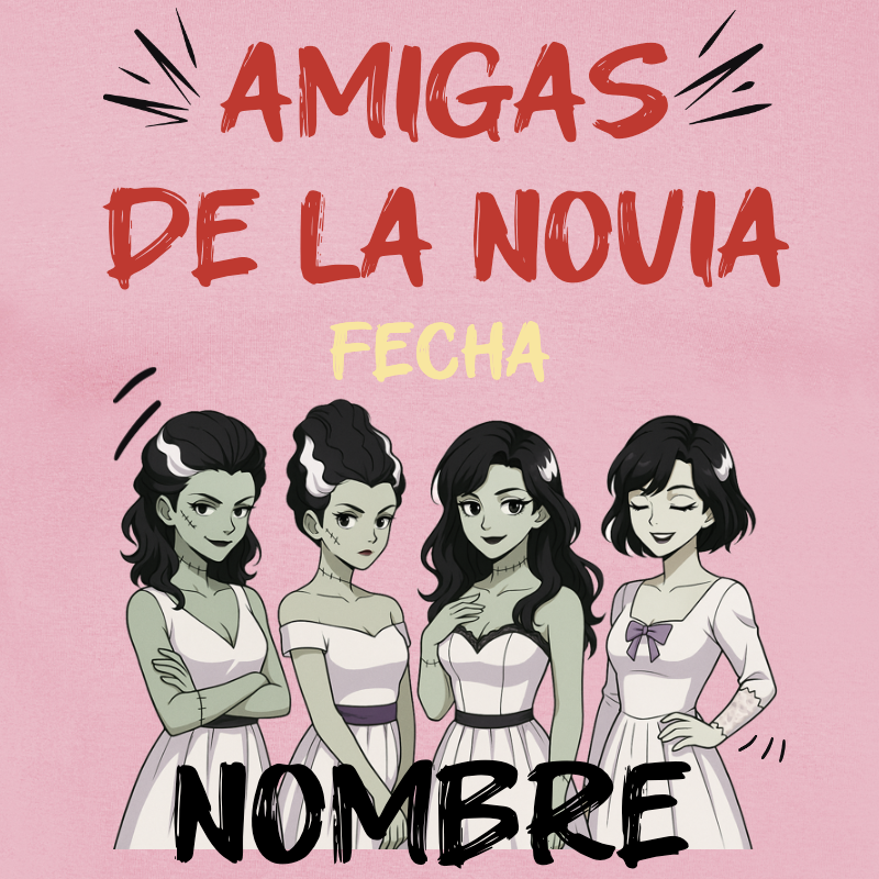 Camiseta personalizada despedida de soltera | Novia Frankenstein - product-100998790-image-1