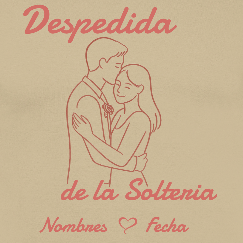 Camiseta personalizada para despedidas de soltero/a – Diseño line art - product-100999949-image-1