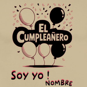Camiseta Cumpleaños Personalizada | El Cumpleañero Soy Yo - product-101004206-image-1