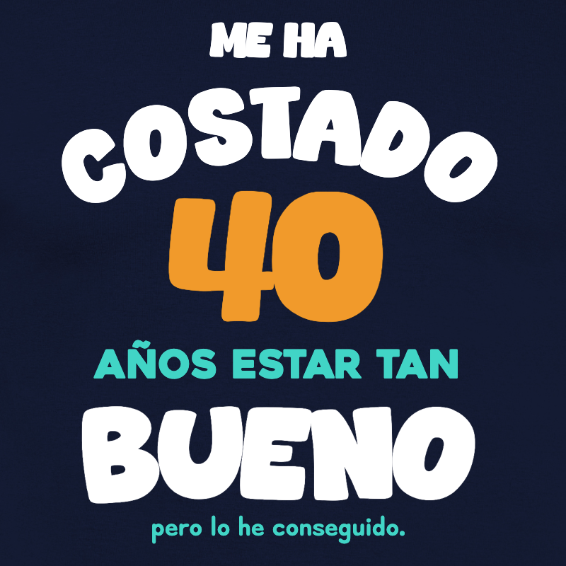 Camiseta personalizada 40 años | Regalo divertido y humorístico - product-101010129-image-1