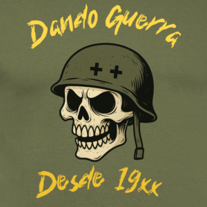 Camiseta personalizada cumpleaños – Calavera militar «Dando Guerra» - product-101020226-image-1